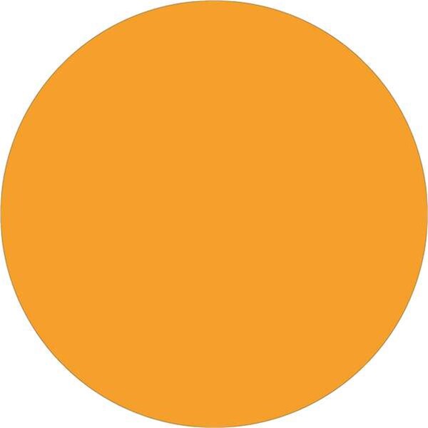 Bondad 0.75 in. Circles - Fluorescent Orange Removable Labels - Roll of 500 BO2822158 - main